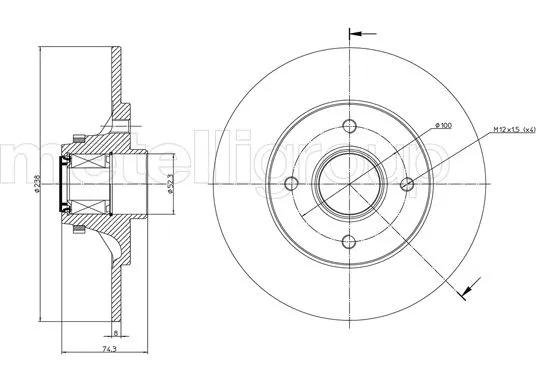 Brake Disc (800-243)