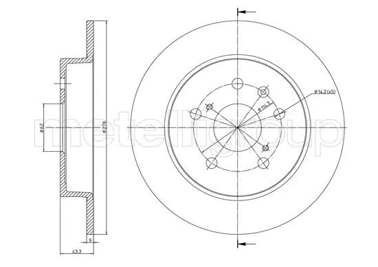 Brake Disc (800-1398C)