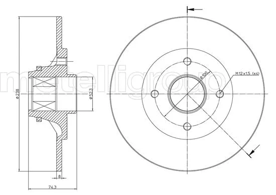 Brake Disc (800-384)