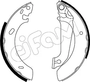 Brake Shoe Set (153-120)