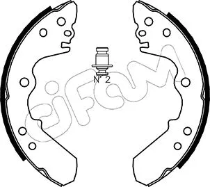 Brake Shoe Set (153-192)