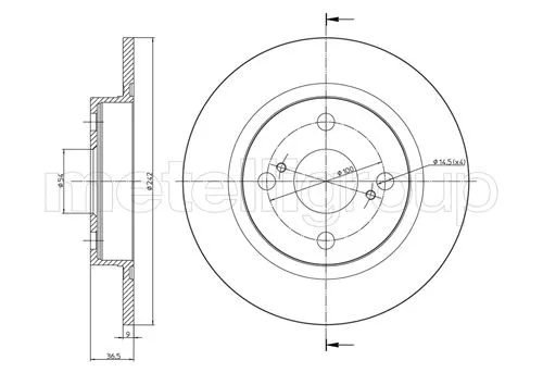 Brake Disc (800-648)