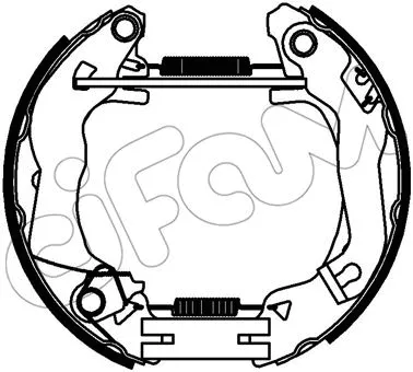 Brake Shoe Set (151-324)