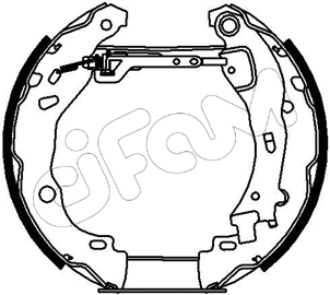 Brake Shoe Set (151-190)