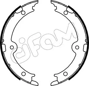 Brake Shoe Set, parking brake (153-449)