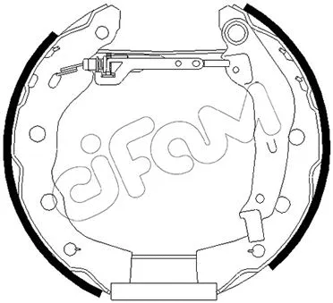 Brake Shoe Set (151-485)