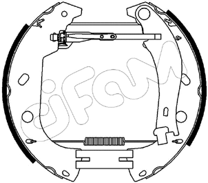 Brake Shoe Set (151-216)