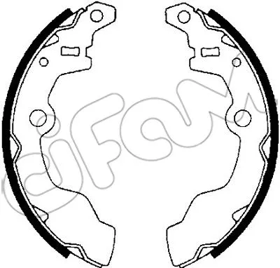 Brake Shoe Set (153-380)