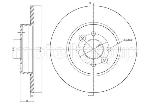 Brake Disc (800-585C)