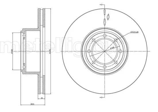 Brake Disc (800-1040C)