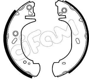 Brake Shoe Set (153-127)