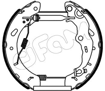 Brake Shoe Set (151-555)