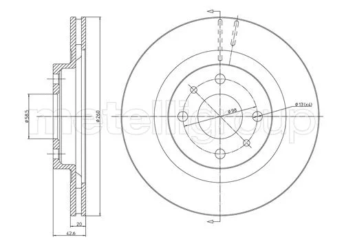 Brake Disc (800-411)