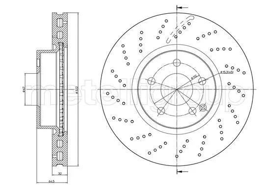 Brake Disc (800-1459FC)