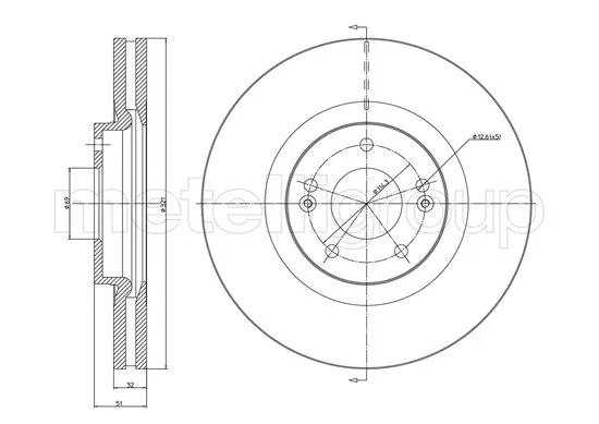 Brake Disc (800-1701C)