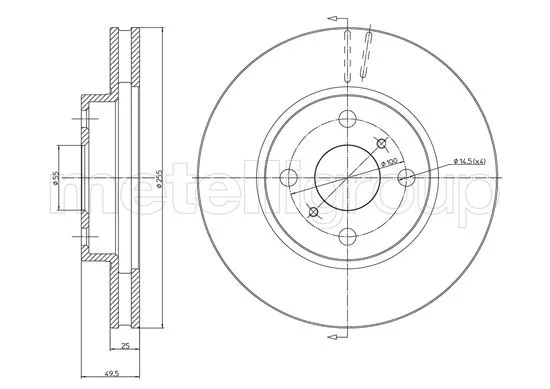 Brake Disc (800-1056C)