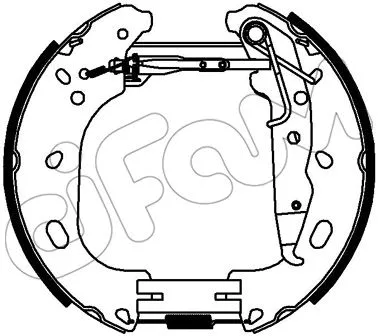 Brake Shoe Set (151-333)