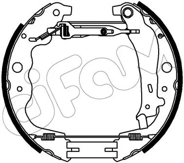 Brake Shoe Set (151-340)