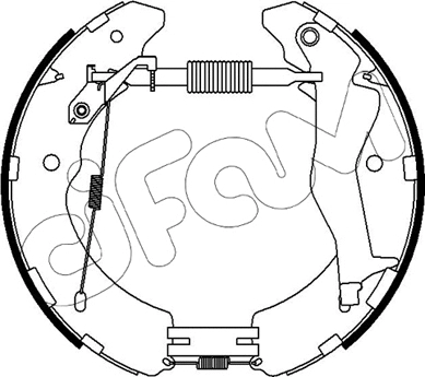 Brake Shoe Set (151-527)