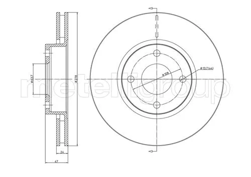 Brake Disc (800-498)