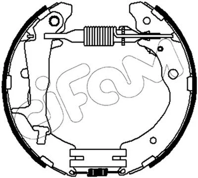 Brake Shoe Set (151-523)