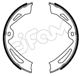 Brake Shoe Set, parking brake (153-726)