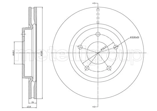 Brake Disc (800-1252C)