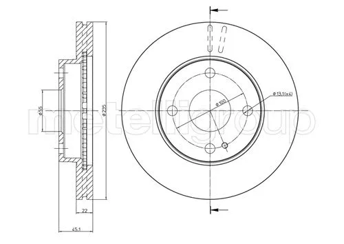 Brake Disc (800-617)