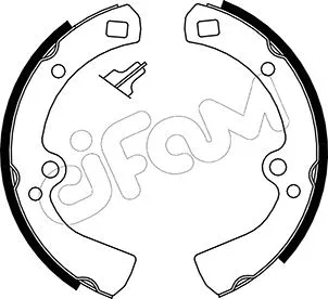 Brake Shoe Set (153-270)