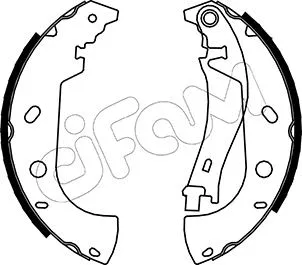 Brake Shoe Set (153-075)
