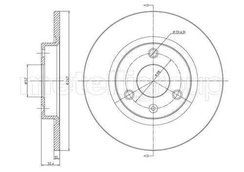 Brake Disc (800-334)