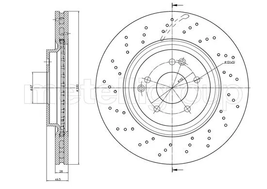 Brake Disc (800-1460FC)