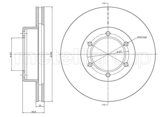 Brake Disc (800-1065C)