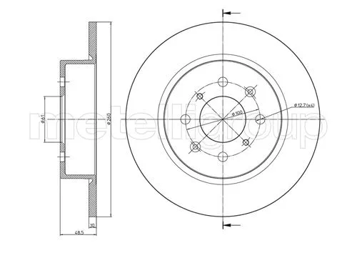 Brake Disc (800-612C)