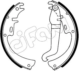 Brake Shoe Set (153-301)