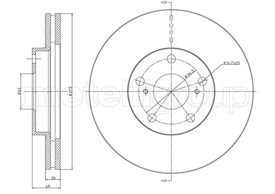 Brake Disc (800-979C)