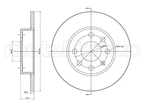 Brake Disc (800-568C)