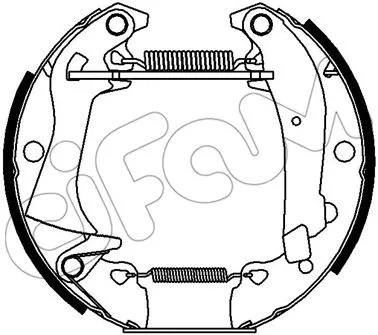 Brake Shoe Set (151-383)