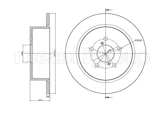 Brake Disc (800-1397C)