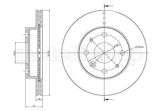 Brake Disc (800-1165)