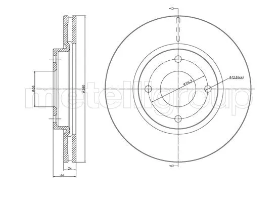 Brake Disc (800-1259C)