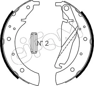 Brake Shoe Set (153-012)