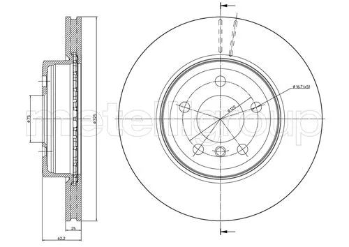 Brake Disc (800-752C)