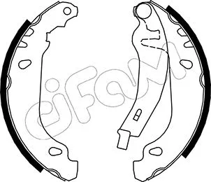 Brake Shoe Set (153-345Y)