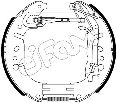 Brake Shoe Set (151-490)