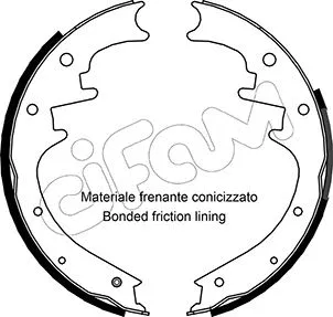 Brake Shoe Set (153-358)