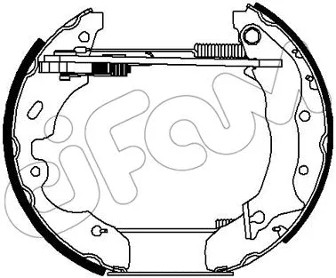 Brake Shoe Set (151-260)