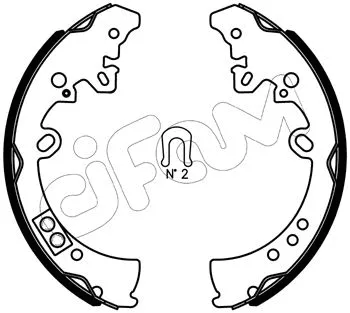 Brake Shoe Set (153-445J)