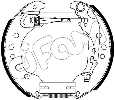 Brake Shoe Set (151-516)