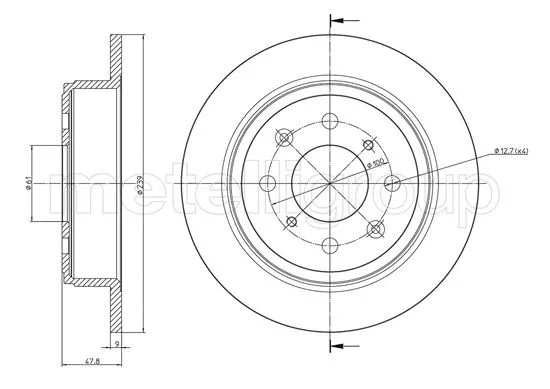 Brake Disc (800-1049C)